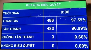 Phê chuẩn miễn nhiệm chức vụ Phó Thủ tướng Thường trực đối với ông Phạm Bình Minh và Phó Thủ tướng với ông Vũ Đức Đam