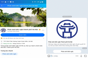 Hà Nội tiếp nhận phản ánh kiến nghị của người dân và doanh nghiệp qua zalo