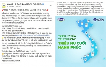 Chiến dịch “Triệu ly sữa yêu thương, triệu nụ cười hạnh phúc”