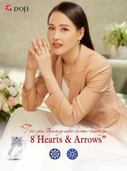 Với trang sức kim cương 8 Hearts & 8 Arrows, ai cũng có thể tỏa sáng