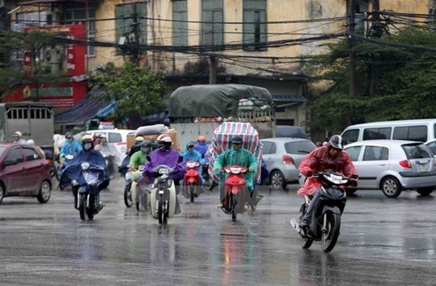 Khong khi lanh gay mua o Bac Bo va thu do Ha Noi tu dem 18/12 hinh anh 1