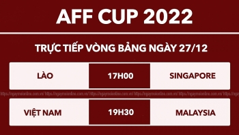 Link xem trực tiếp AFF Cup hôm nay 27/12