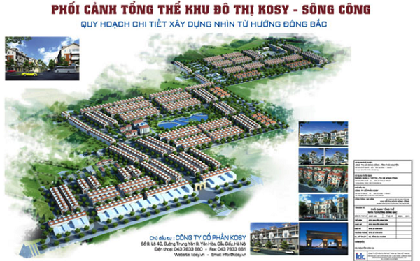 Kết luận của Thanh tra Chính phủ về những sai phạm tại Dự án Kosy Sông Công của Tập đoàn Kosy